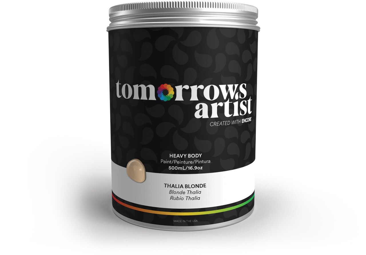 Tomorrows Artist: Heavy Body Eco-Friendly Sustainable Acrylic Art Paint 100ml/3.38oz, 250ml/8.45oz, 500ml/16.91oz, 1000ml/33.81oz